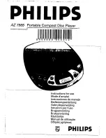 Предварительный просмотр 1 страницы Philips AZ 7565 Instructions For Use Manual