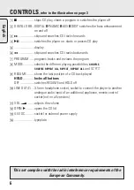 Preview for 6 page of Philips AZ 7900/01 User Manual