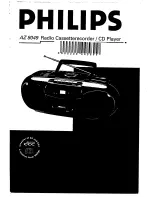 Предварительный просмотр 1 страницы Philips AZ 8049 User Manual