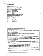 Preview for 2 page of Philips AZ 8049 User Manual