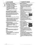 Предварительный просмотр 8 страницы Philips AZ 8049 User Manual