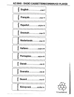 Предварительный просмотр 16 страницы Philips AZ 8049 User Manual