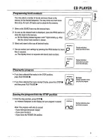 Предварительный просмотр 9 страницы Philips AZ 8052 Instructions For Use Manual