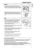 Предварительный просмотр 5 страницы Philips AZ 8057 User Manual