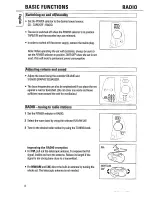 Предварительный просмотр 6 страницы Philips AZ 8057 User Manual