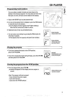 Предварительный просмотр 9 страницы Philips AZ 8075 Instructions For Use Manual