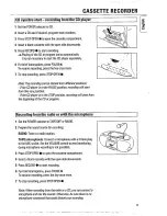 Предварительный просмотр 11 страницы Philips AZ 8075 Instructions For Use Manual