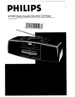 Предварительный просмотр 1 страницы Philips AZ 8320 User Manual