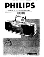 Предварительный просмотр 1 страницы Philips AZ 8352 Instructions For Use Manual