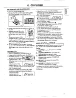 Предварительный просмотр 7 страницы Philips AZ 8352 Instructions For Use Manual