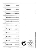 Предварительный просмотр 12 страницы Philips AZ 8352 Instructions For Use Manual