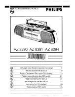 Philips AZ 8390 User Manual предпросмотр