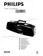 Philips AZ 8420 Instructions For Use Manual preview