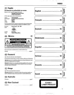 Предварительный просмотр 3 страницы Philips AZ 8540 Operating Manual