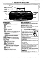 Предварительный просмотр 5 страницы Philips AZ 8540 Operating Manual