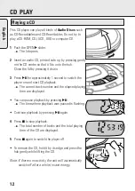 Preview for 12 page of Philips AZ 9003/01 User Manual