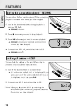 Preview for 16 page of Philips AZ 9003/01 User Manual