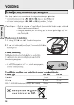 Предварительный просмотр 24 страницы Philips AZ 9011 Manual