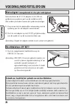 Предварительный просмотр 26 страницы Philips AZ 9011 Manual