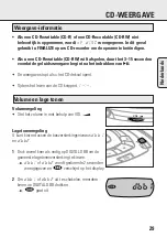 Предварительный просмотр 29 страницы Philips AZ 9011 Manual