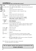 Preview for 6 page of Philips AZ 9015/01 User Manual