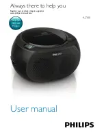 Philips AZ100 User Manual preview