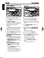 Предварительный просмотр 5 страницы Philips AZ1011 User Manual