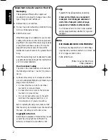 Preview for 2 page of Philips AZ1018 User Manual