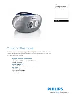 Preview for 1 page of Philips AZ1021 Specifications