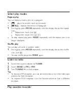 Preview for 12 page of Philips AZ1027/12 User Manual