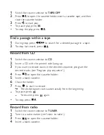 Preview for 13 page of Philips AZ1027/12 User Manual