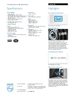 Preview for 2 page of Philips AZ1027 Specifications