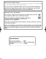 Предварительный просмотр 12 страницы Philips AZ102B User Manual