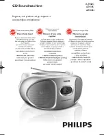 Предварительный просмотр 1 страницы Philips AZ102C User Manual