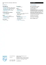 Preview for 2 page of Philips AZ1033 Specifications