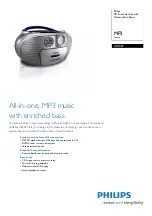 Philips AZ1037 Specifications preview