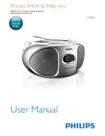 Philips AZ105 User Manual preview