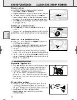 Предварительный просмотр 36 страницы Philips AZ1060 - annexe 1 User Manual