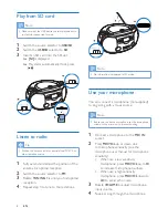 Preview for 10 page of Philips AZ1068 User Manual