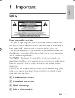 Предварительный просмотр 2 страницы Philips AZ1137 User Manual