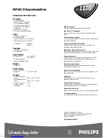 Preview for 2 page of Philips AZ1138 Specifications