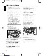 Предварительный просмотр 12 страницы Philips AZ1138 User Manual