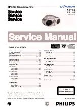 Philips AZ1150 - annexe 1 Service Manual предпросмотр