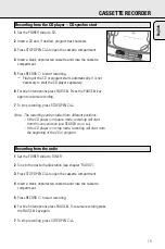 Предварительный просмотр 13 страницы Philips AZ1200 Manual