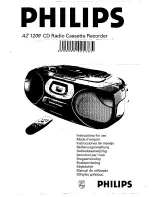 Philips AZ1209 Instructions For Use Manual предпросмотр