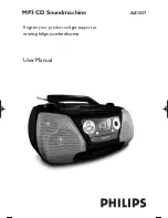 Предварительный просмотр 1 страницы Philips AZ1217 User Manual