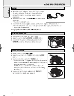 Предварительный просмотр 10 страницы Philips AZ1217 User Manual