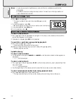 Предварительный просмотр 12 страницы Philips AZ1217 User Manual