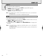 Предварительный просмотр 14 страницы Philips AZ1217 User Manual