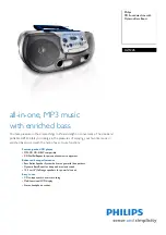 Philips AZ1226 Specifications предпросмотр